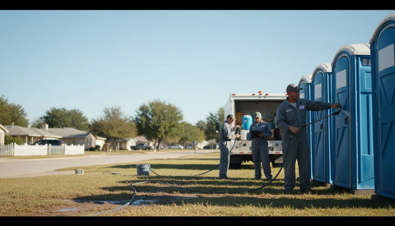 Long-Term Portable Toilet Rental in Nauvoo, AL near me